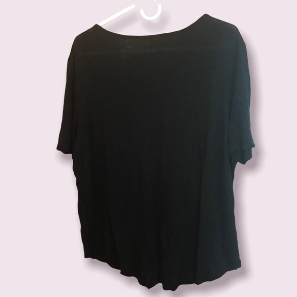 💥SALE💥 🔴2/$10 🆕 Denver Hayes Super Soft Black Henley Tee - Picture 2 of 6